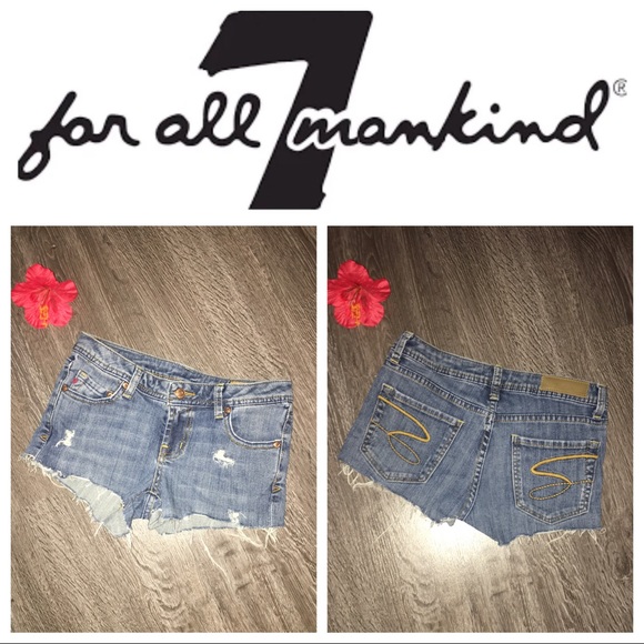 7 For All Mankind Pants - 7 For All Mankind-Denim Shorts 🌼
